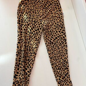 Leopard Print Kids Leggings little sleepies